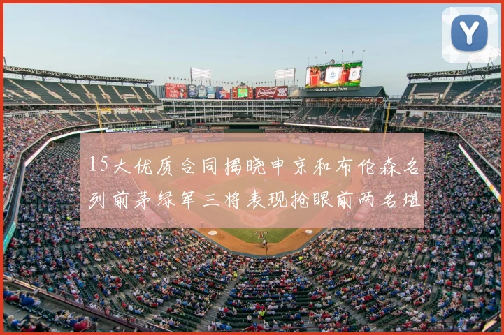 15大优质合同揭晓申京和布伦森名列前茅绿军三将表现抢眼前两名堪称传奇