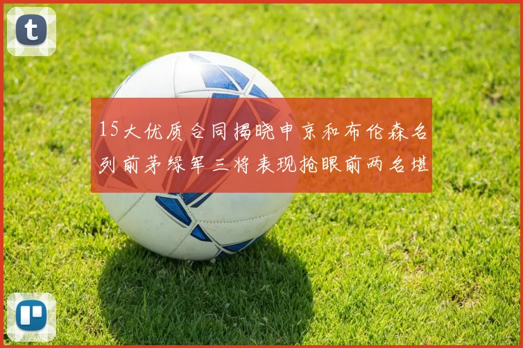 15大优质合同揭晓申京和布伦森名列前茅绿军三将表现抢眼前两名堪称传奇
