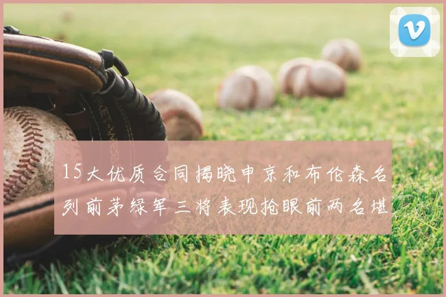 15大优质合同揭晓申京和布伦森名列前茅绿军三将表现抢眼前两名堪称传奇