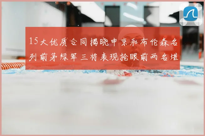 15大优质合同揭晓申京和布伦森名列前茅绿军三将表现抢眼前两名堪称传奇